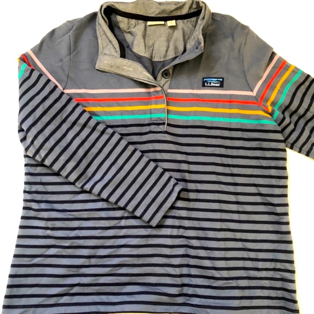 Preppy LLBean Women’s size (1x) pullover. 100% cotton